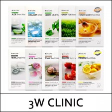 [3W Clinic] (b) Essential Up Sheet Mask (25ml*10ea) 1 Pack / 4225(4) / 3,000 won(R)