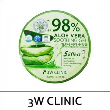 [3W Clinic] 3WClinic ⓑ Aloe Vera Soothing Gel (Purity 98%) 300g / Box / 0215(4) / 2,300 won(R)