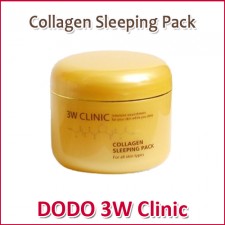 [3W Clinic] (b) Collagen Sleeping Pack 100ml / Nourishment / Box 100 / 9225(10) / 3,600 won(R)
