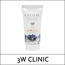 [3W Clinic] 3WClinic ⓑ Crystal White Milky Sun Cream 50ml / Box / 2450(16) / 4,300 won(R)