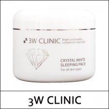 [3W Clinic] (b) Crystal White Sleeping Pack 100ml / Box 100 / 8215(10) / 3,300 won(R)