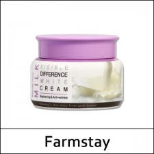 [Farmstay] Farm Stay ⓢ Milk Visible Difference White Cream 100g / EXP 2023.06 / FLEA / 500 won(R)