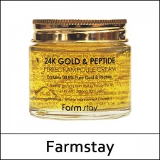 [Farmstay] Farm Stay (a) 24K Gold & Peptide Perfect Ampoule Cream 80ml / 3650(7) / 6,800 won(R)