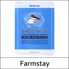 [Farmstay] Farm Stay ⓐ Visible Difference Birds Nest Aqua Mask Pack (23ml*10ea) 1 Pack / 7103(5) / 2,200 won(R)