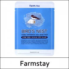 [Farmstay] Farm Stay ⓐ Visible Difference Mask Pack Birds Nest Aqua (23ml*10ea) 1 Pack / 7103(5) / 2,200 won(R)