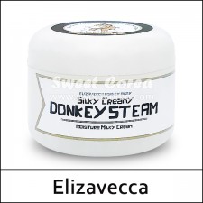 [Elizavecca] (ho) Silky Creamy Donkey Steam Moisture Milky Cream 100g / Exp 2024.03 / Box 50 / 55/9599(8R) / 1,500 won(R) / 조사