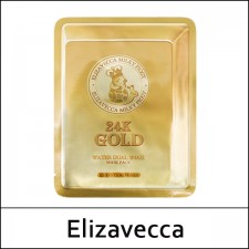 [Elizavecca] ★ Big Sale 95% ★ ⓢ 24K Gold Water Dual Snail Mask Pack (25g*10ea) 1 Pack / Box50 / EXP 2023.09 / FLEA / (ho) 94 / 6699(5) / 20,000 won(5)