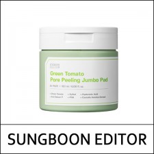 [SUNGBOON EDITOR] (jh) Green Tomato Pore Peeling Jumbo Pad 60Pads (180ml) / 78(97)50(5) / 9,140 won(R)