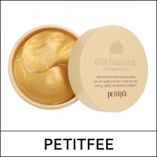 [Petitfee] ★ Sale 58% ★ (sd) Gold & Snail Hydrogel Eye Patch (1.4g*60ea) 1 Pack / Box 72 / (js) 9550(8) / 15,000 won(8)