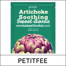 [Petitfee] ★ Sale 60% ★ ⓢ Artichoke Soothing Hydrogel Face Mask (32g*5ea) 1 Pack / Box 30 / (sd) 37(66) / 0701(6) / 20,000 won(6) / Sold Out