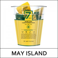 [MAY ISLAND] MAYISLAND ★ Sale 70% ★ (s) 7 Days Secret Pore Clear Powder Scrub (5g*12ea) 1 Pack / Box 50 / 13,000 won(12R)