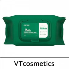 [VT Cosmetics] ★ Sale 57% ★ (jh) Cica Mild Cleansing Tissue 500g(100ea) / Box 10 / 7501(0.75) / 14,000 won(0.75) / Sold Out